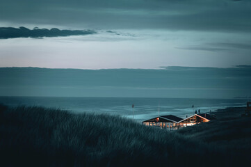 Seaside landscape in North Holland, Callantsoog. - Powered by Adobe