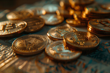 bitcoin cryptocurrency investing concept with graph, finance exchange (6)