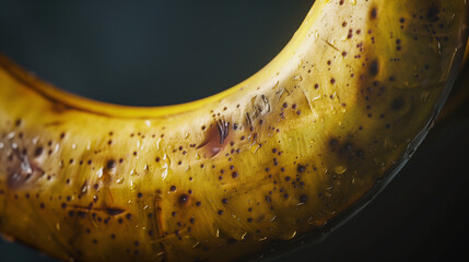 detail of a banana