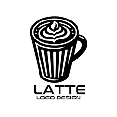 Latte Vector Logo Design