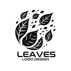 Leaves Vector Logo Design