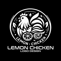 Lemon Chicken Vector Logo Design