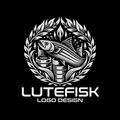 Lutefisk Vector Logo Design