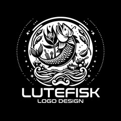 Lutefisk Vector Logo Design