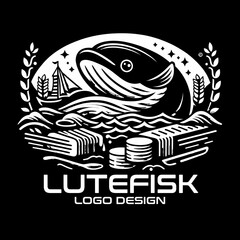 Lutefisk Vector Logo Design