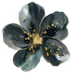 PNG Flower shape jewelry pollen brooch - obrazy, fototapety, plakaty