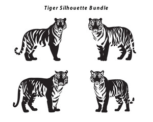 Tiger Silhouette Bundle