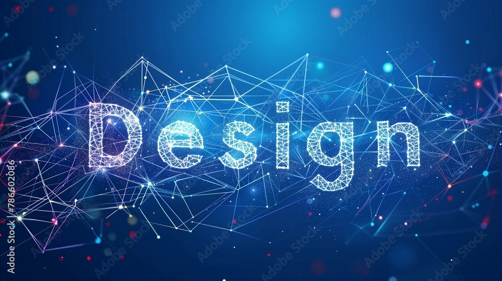 Poster a vibrant graphic design concept showcasing digital marketing strategies and project management tool