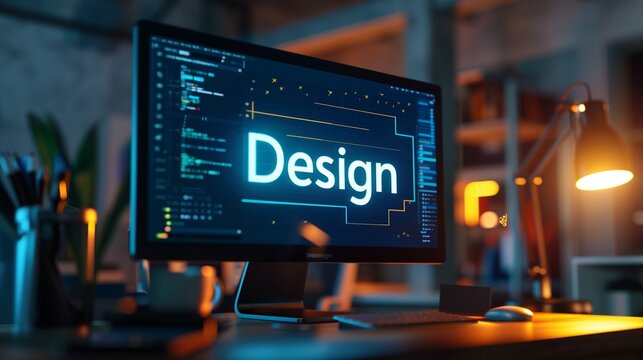 A vibrant graphic design concept showcasing digital marketing strategies and project management tools for enhancing website user experience (UX) and interface design.