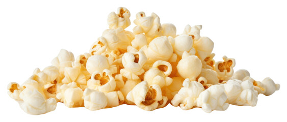 PNG Popcorns snack food white background - obrazy, fototapety, plakaty