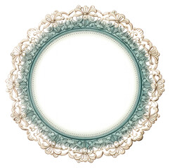 PNG  Lace jewelry circle frame