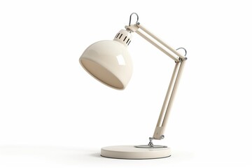 Modern table lamp on white background