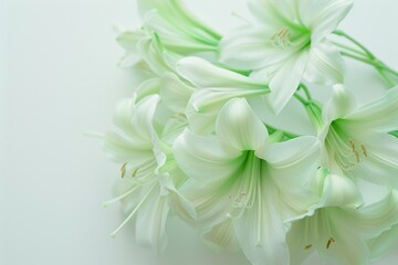 White flowers arranged on a table, perfect for home decor