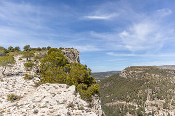 Mountains in the south of Spain. NAtional park in Alcoi Spain. 