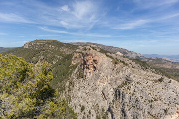 Mountains in the south of Spain. NAtional park in Alcoi Spain. 