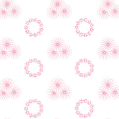 pink floral vector seamless design fpt multy purposes