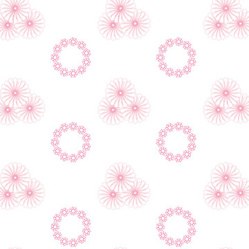 pink floral vector seamless design fpt multy purposes