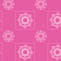 pink backgroung dotted vector motif uniqu seamless pattern