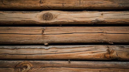 Wood texture. Old brown aged wood background. AI generative. - 786622401