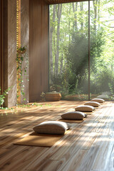 Tranquil Yoga Haven: Serene Studio Sanctuary