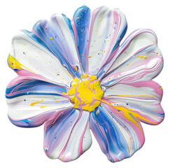 PNG  Acrylic pouring daisy confectionery accessories accessory