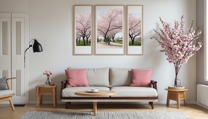 Spring home decor in bright colours 