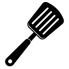 kitchen spatula isolated on white