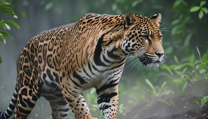 Amazon's  Jaguar in bright colours 