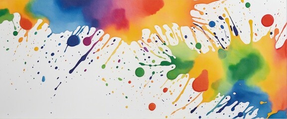 Abstract colorful rainbow color painting texture in bright colours 