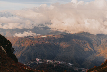view from the top of the mountain