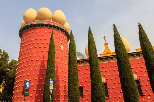 Torre Galatea at Dali Theatre-Museum in Figueres, Spain