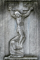 Pieta. Cimetière monumental, Milan - Italie