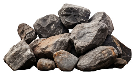 PNG Mineral pebble rock boulder - obrazy, fototapety, plakaty