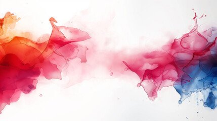 Naklejka premium Abstract watercolor paint splatter background