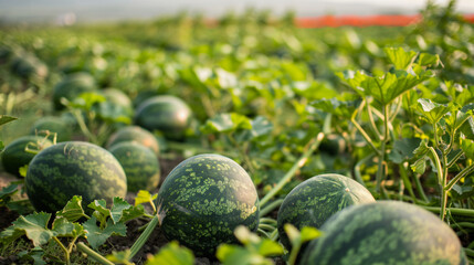 water melons field