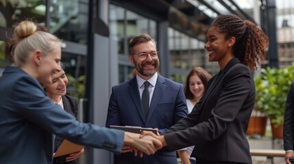 A successful business is built on effective teamwork: each member of the group contributes to the joint effort to achieve goals.