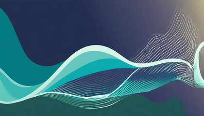 abstract background wave shape