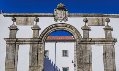 Gateway in Old Town of Viana do Castelo, Portugal