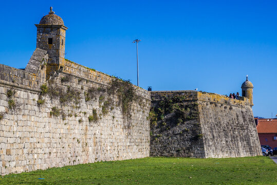 Santiago da Barra Fortress in Viana do Castelo city, Portugal