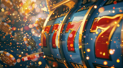 casino slot machine 777 winner