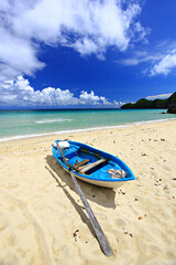 Fototapeta na wymiar Scenic of Thung Zang Beach, Thung Zang Bay (Thung Sarng Bay) Pathiu, Chumphon Province, Thailand 