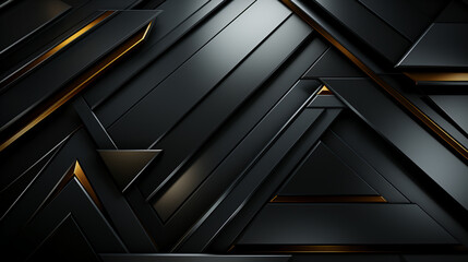 Obraz premium Modern abstract black background. Dark carbon geometric background