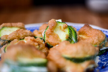 calabazas rellenas de queso