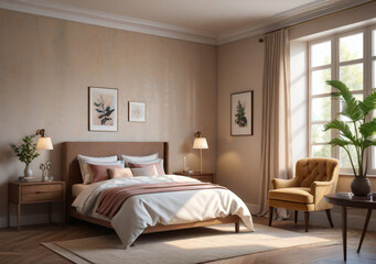 interior of a hotel room