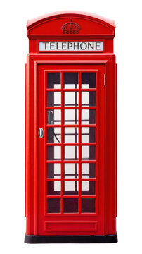 PNG Red phone box letterbox mailbox telephone booth