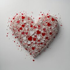  Gorgeous heart with white background