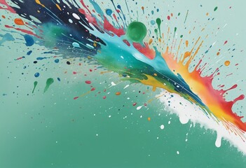 abstract watercolor background in Bright Colours 