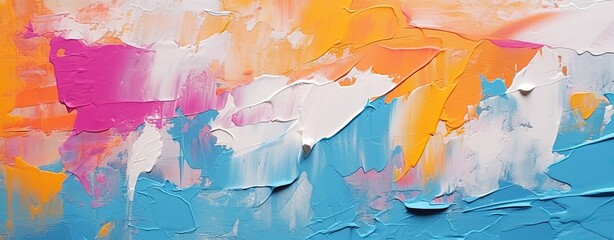 abstract painting with bold strokes