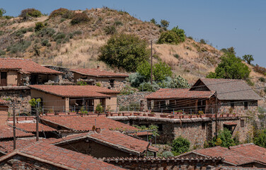 Fikardou, an isolated, almost deserted , traditional mountain village of medieval atmosphere,...