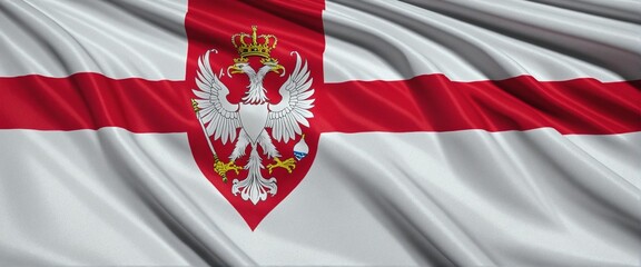 National flag of the Austria in Bright Colours 